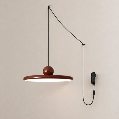 Round Disc Swag Pendant Light