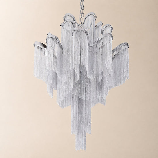 Tricolordeer Cascade Round and Linear Chandelier