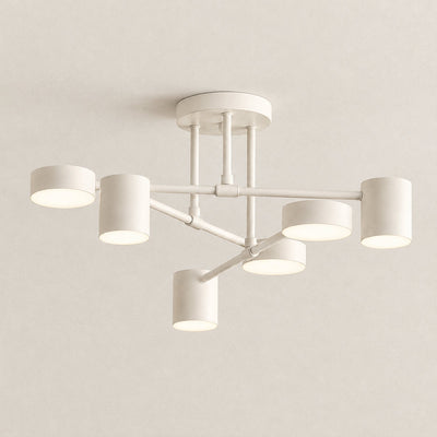 Tricolordeer Radial Sputnik Ceiling Light, 6 Arms