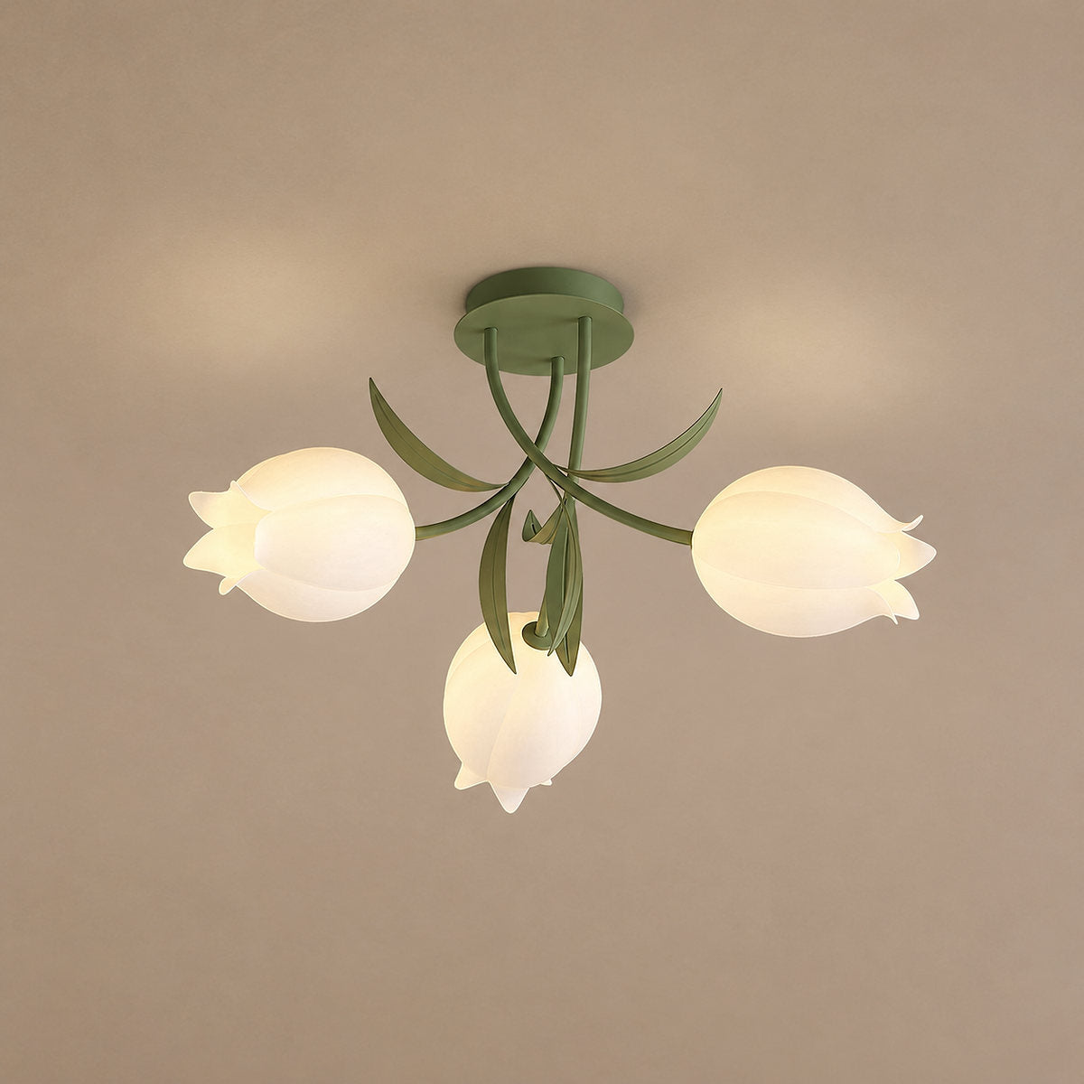 Tricolordeer Lily Flower Acrylic Ceiling Lamp
