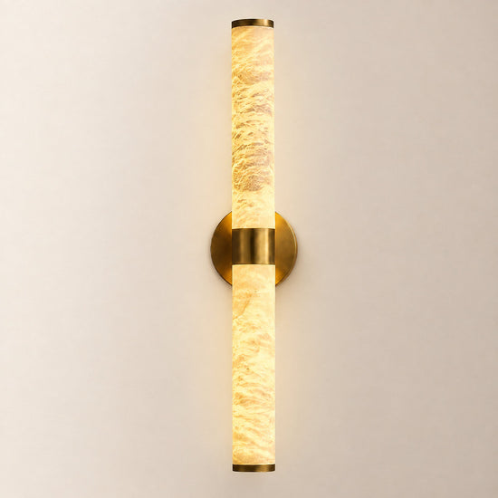 Tricolordeer Modern Linear Alabaster Wall Sconce