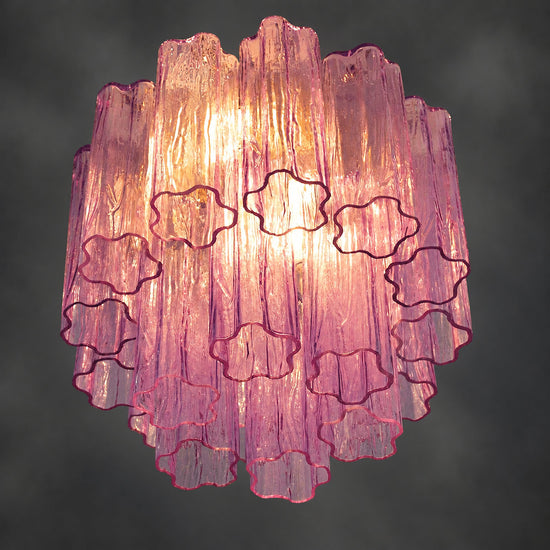 Radial Starburst Glass Ceiling Lamp