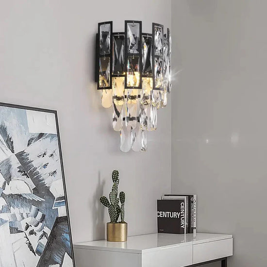 Mini Crystal Wall Sconce