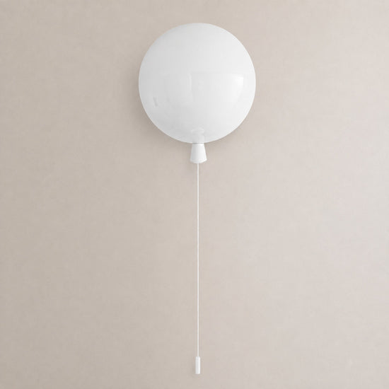 Balloon Dream Wall Lamp, 9.8-Inch, Pink for Living Room