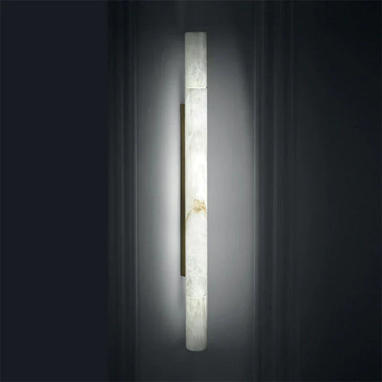 Tarron Modern Alabaster Linear Wall Sconce