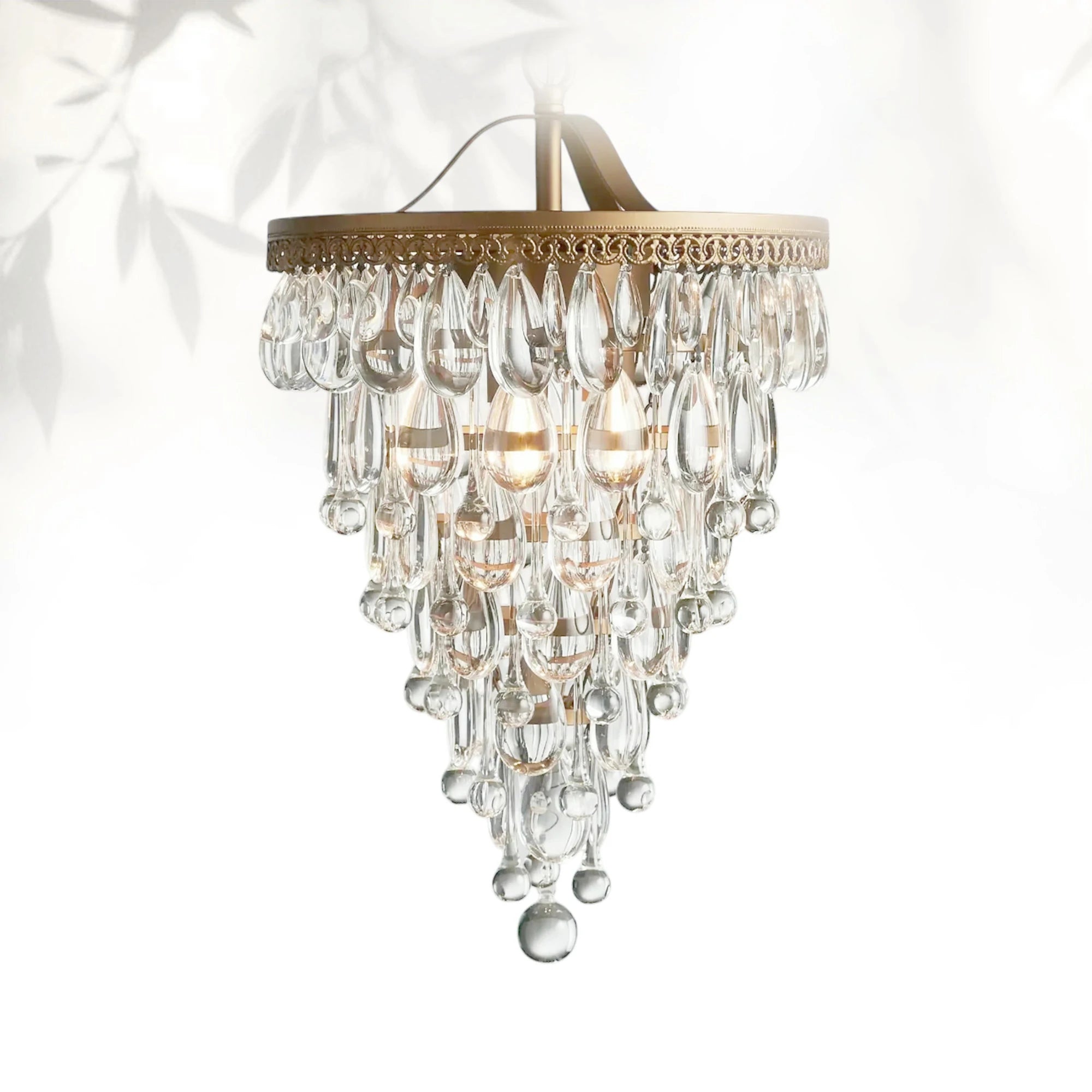 Anabella Round Chandelier 17''23''H