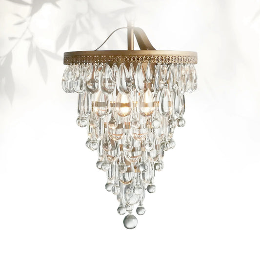 Anabella Round Chandelier 17''23''H