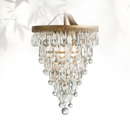 Anabella Round Chandelier 17''23''H