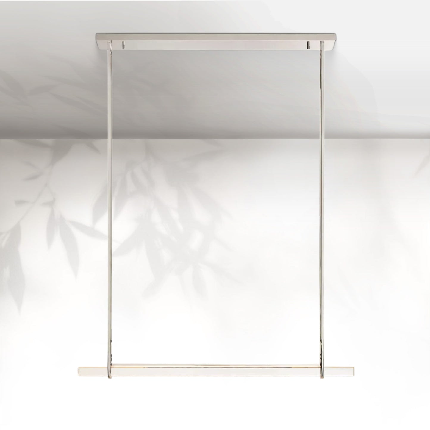 Aedubon Crystal Single Bar Linear Chandelier 60"