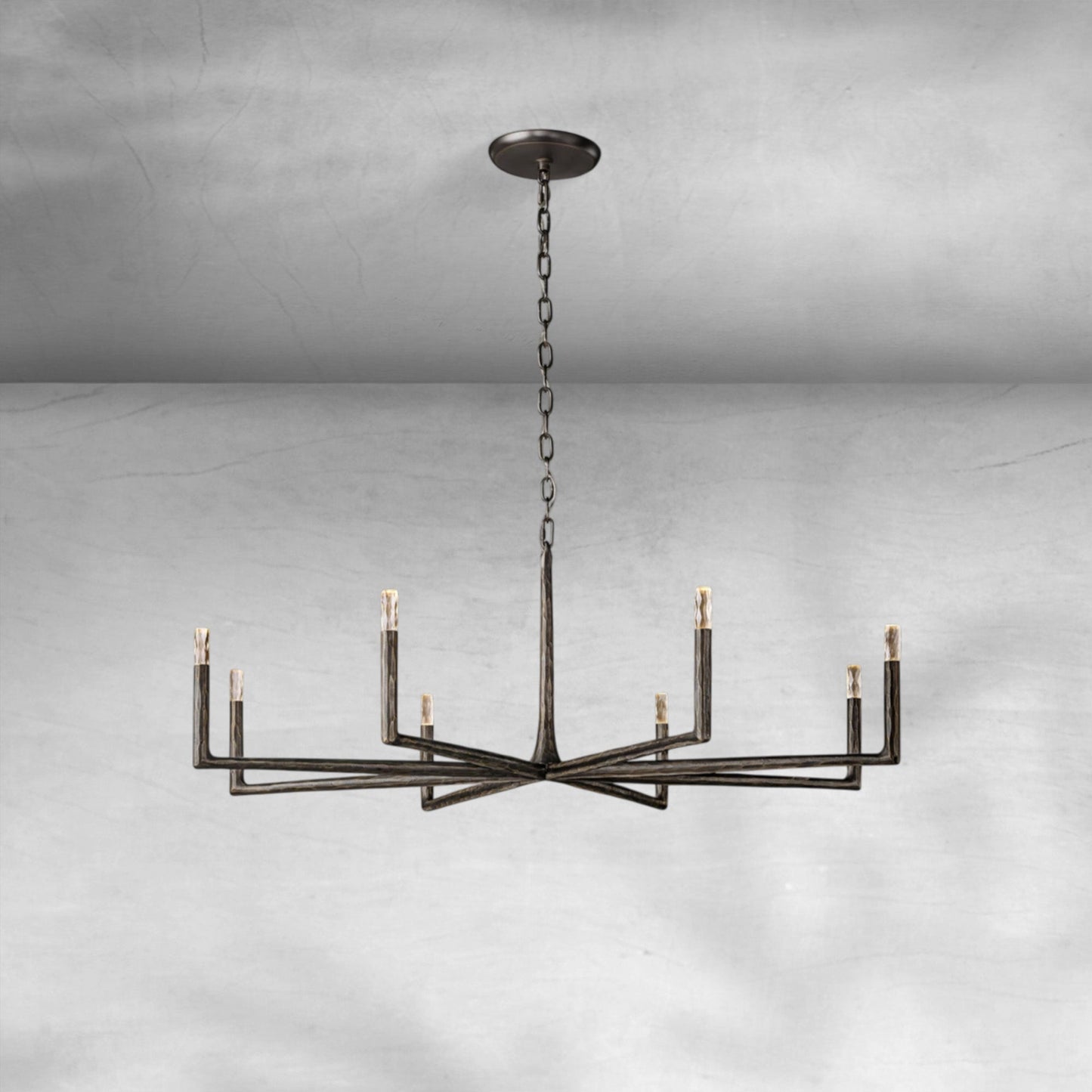 Thalen Forged Round Chandelier