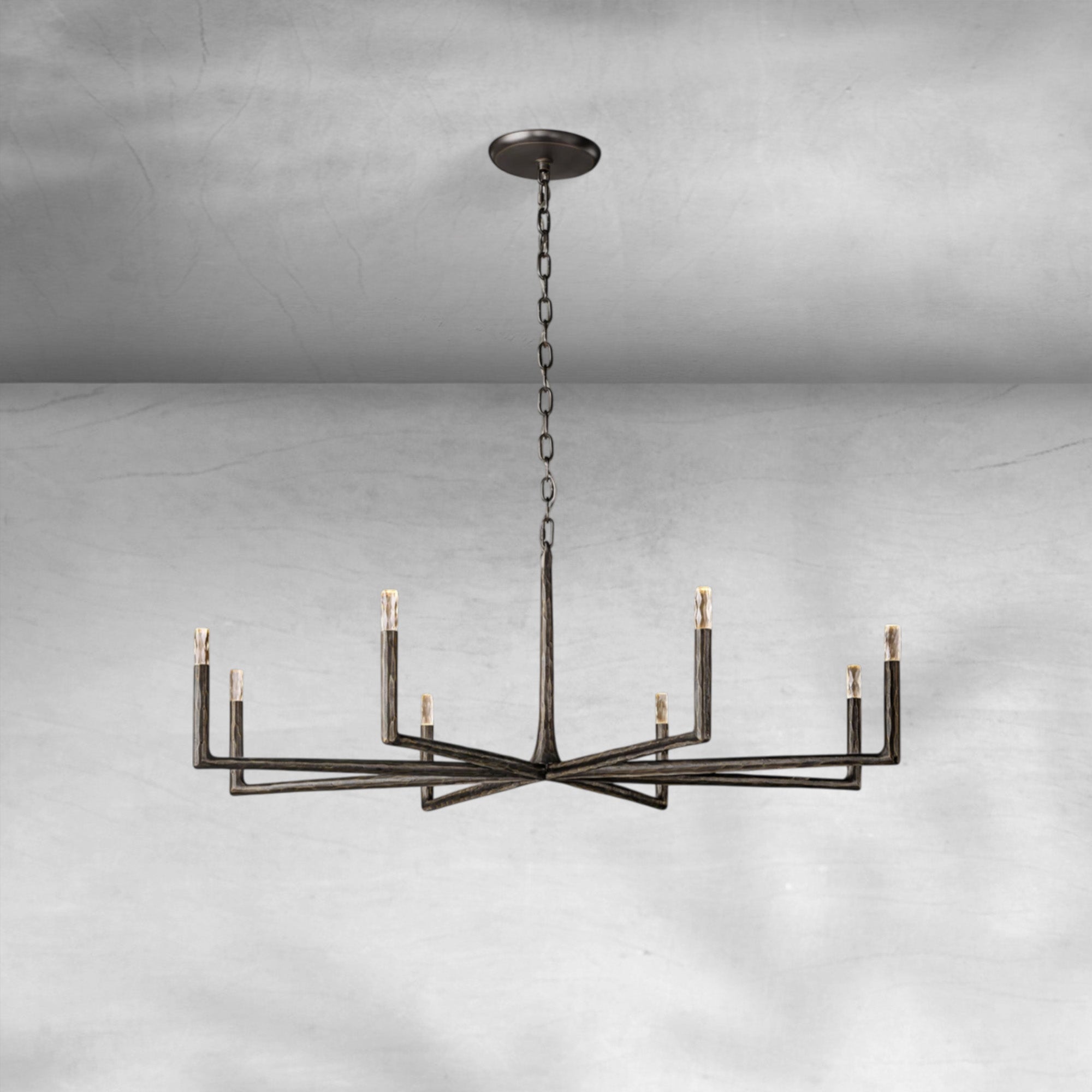 Thalen Forged Round Chandelier