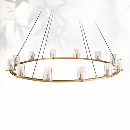 Paricia Glass Round Chandelier 36" 48" 60"