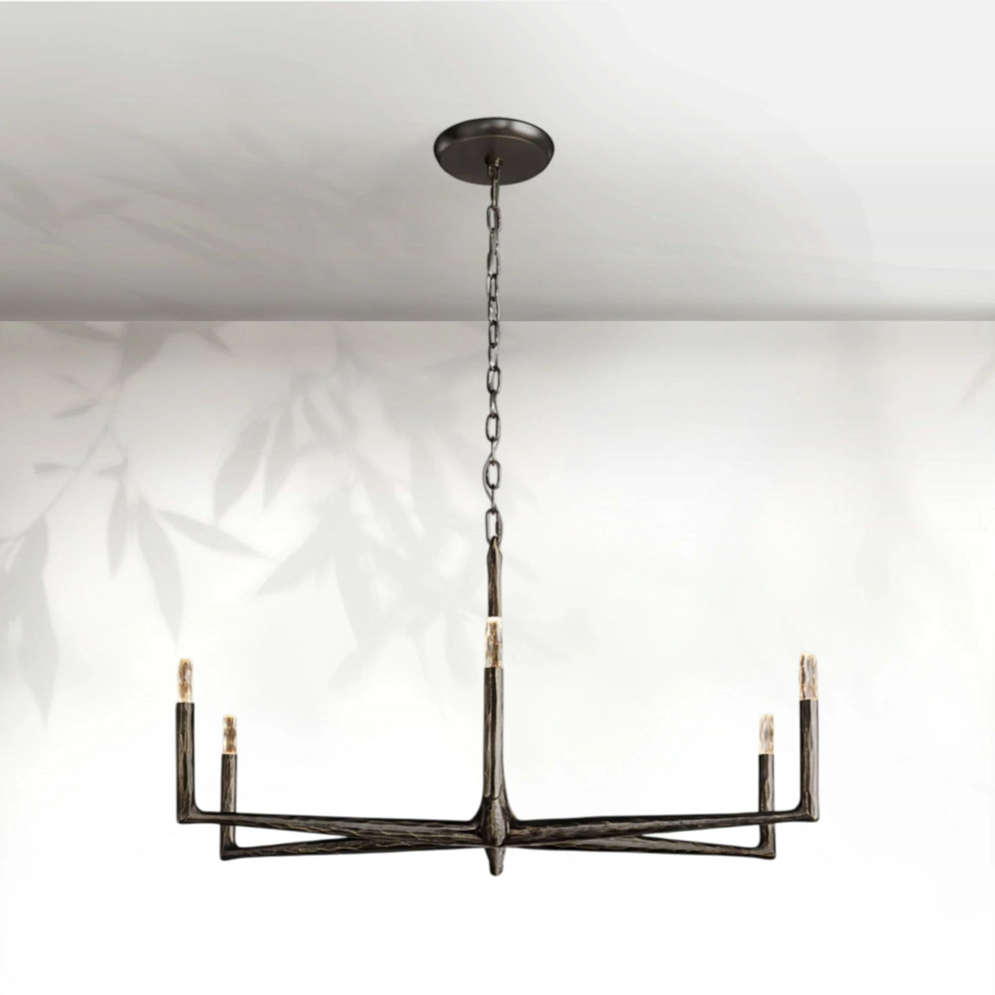 Thaddeas Forged Round Chandelier 12"/36"/48"/60"/72"