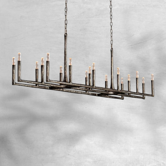 Thalen Forged Linear Chandelier