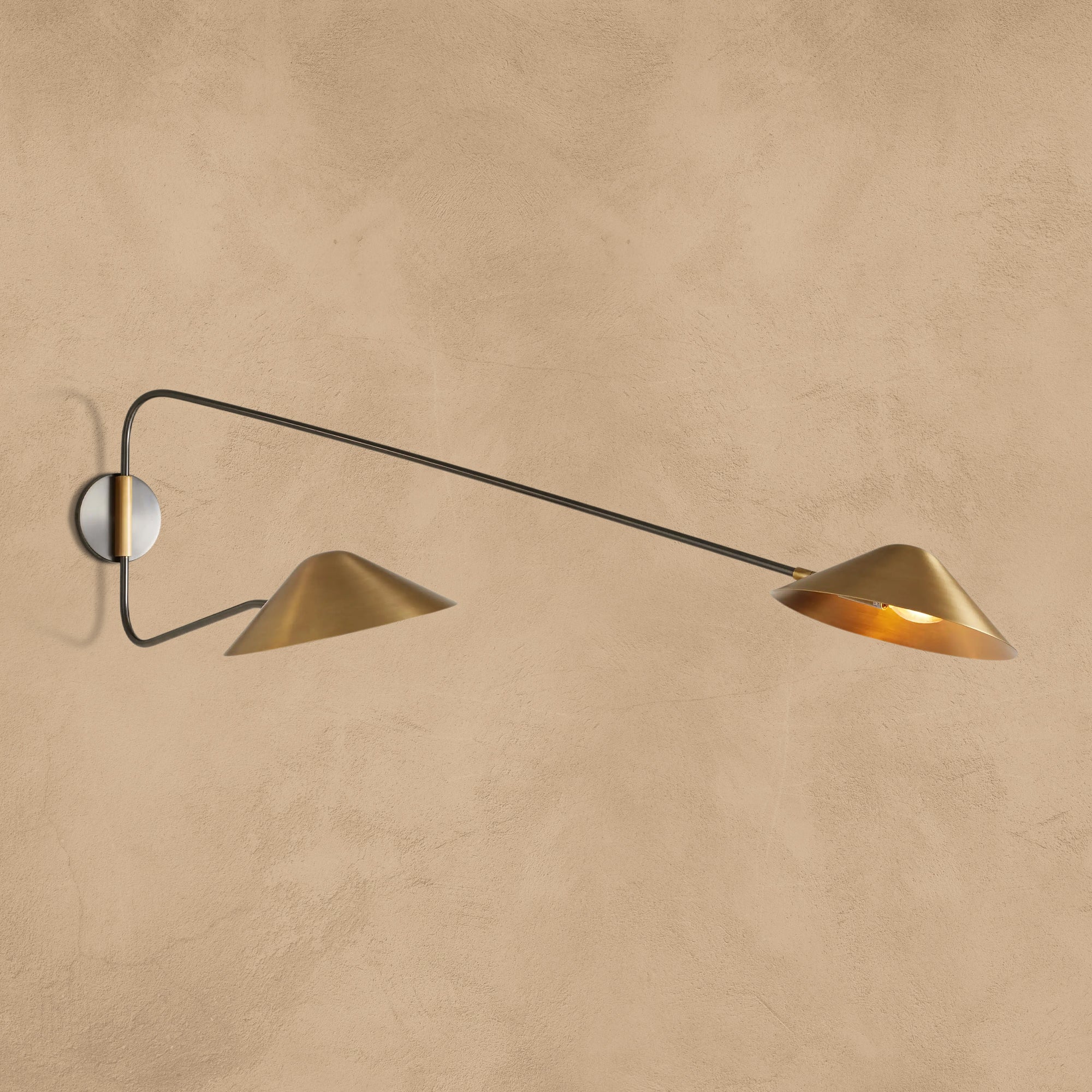 Simms Long Arm 2-Light Wall Sconce