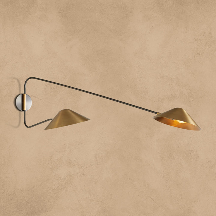 Simms Long Arm 2-Light Wall Sconce