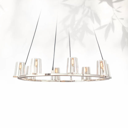 Paricia Glass Round Chandelier 36" 48" 60"