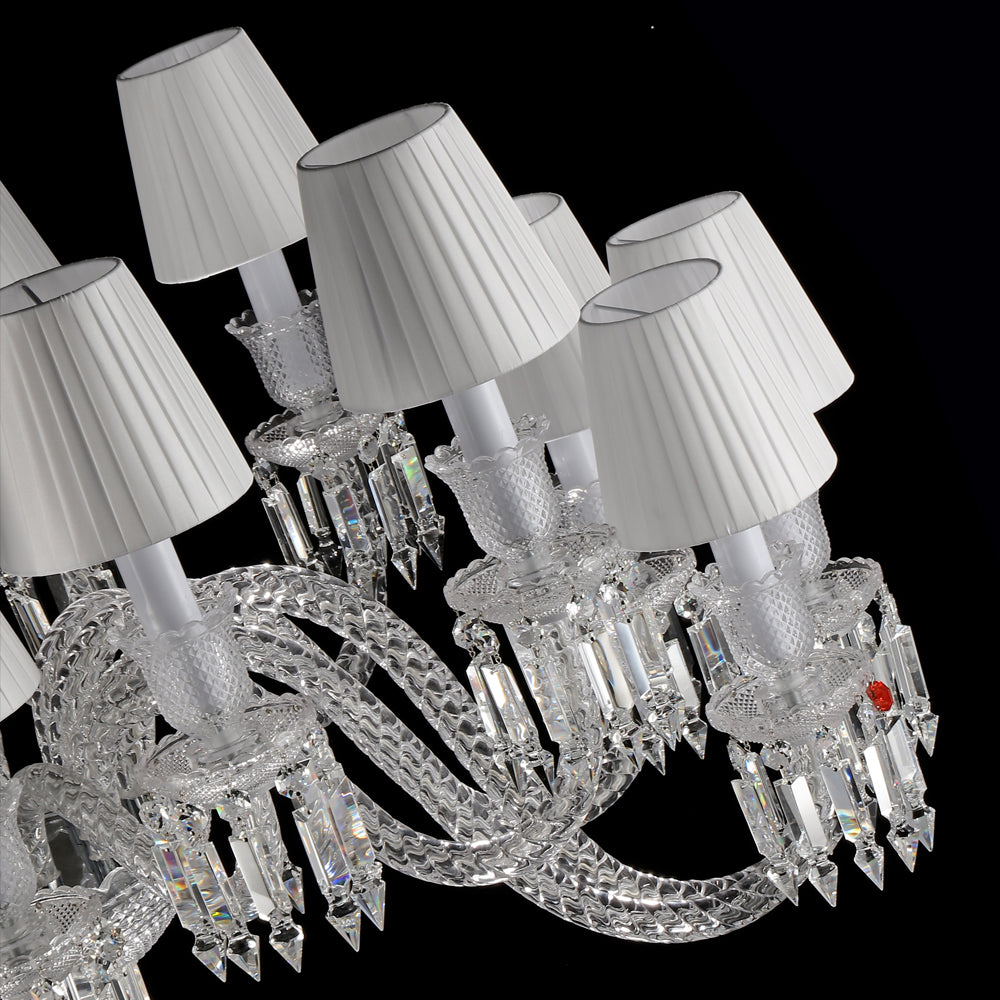 16 Lights Oval Lighting with Lampshades
