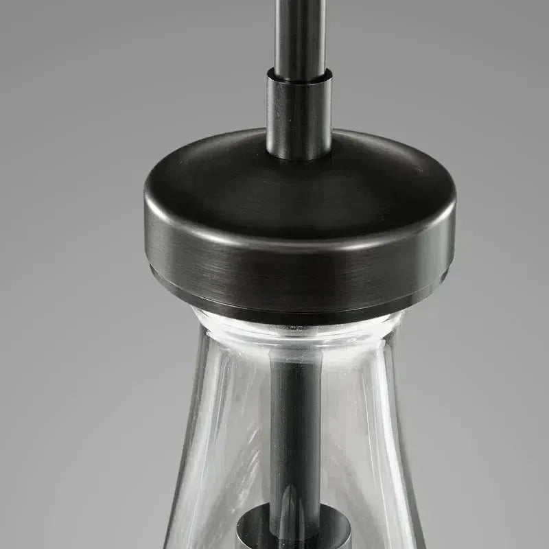 Soltaire Raindrop Round Chandelier 2-Light 5"