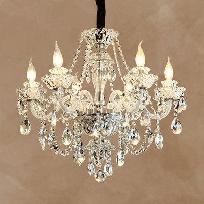 Veridian Grandeur Crystal Chandelier