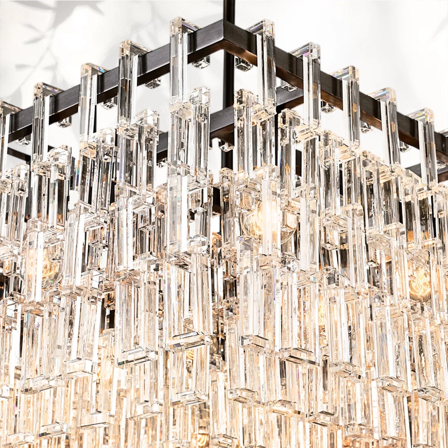 Marigan Crystal Rectangle Chandelier 60"