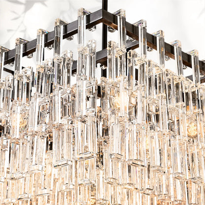 Marigan Crystal Rectangle Chandelier 60"