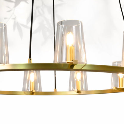 Paricia Glass Round Chandelier 36" 48" 60"