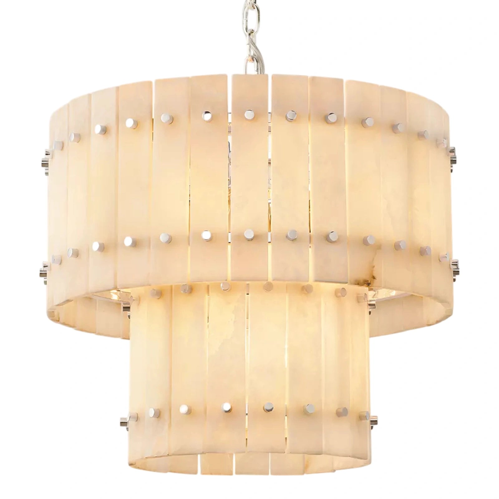 Sant Marco Alabaster Round Tiered Chandelier
