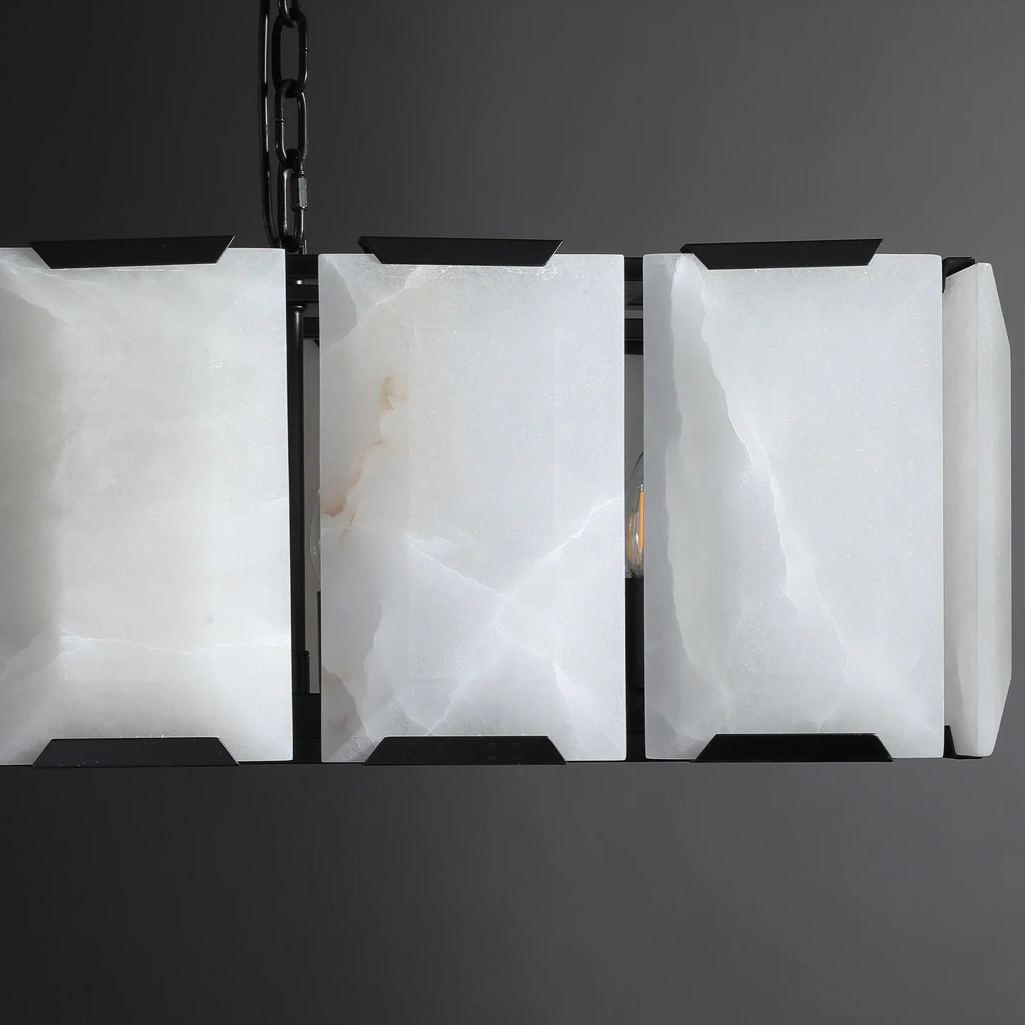 Carlow Calcite Rectangular Chandelier