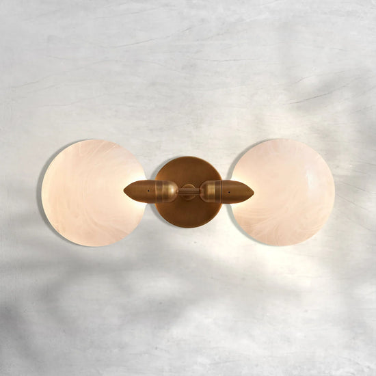 Tricolorbeer Petal Bloom Double Sconce - Background Shot