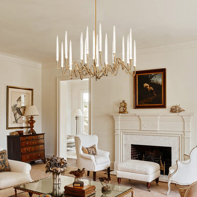 Pezzo Crystal Round Chandelier D33'' 47'' 55''