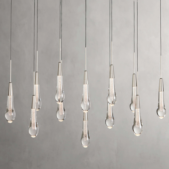 Soltaire Raindrop Linear Chandelier