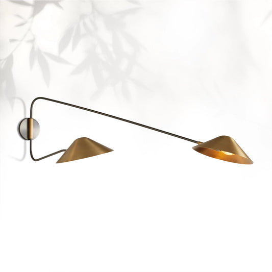 Simm Long Arm Double Sconce