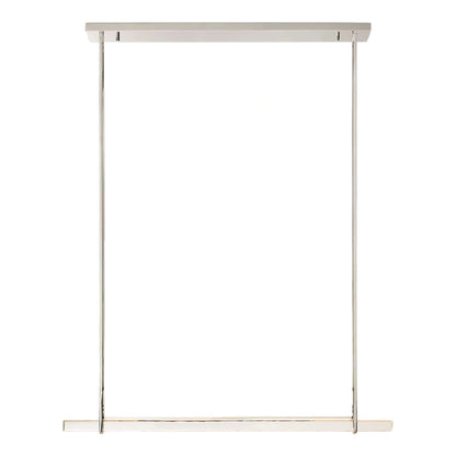 Oudubon Crystal Single Bar Linear Chandelier 60"