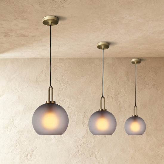 Minimalist Artisan Glass Pendant Light