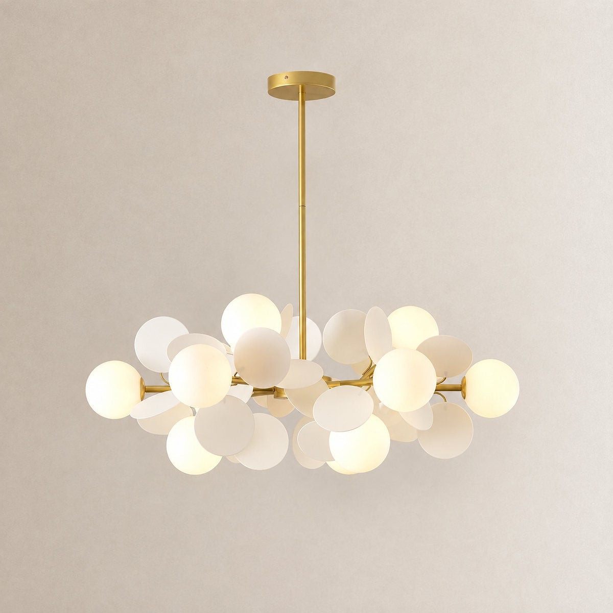 Tricolordeer Botanical Branching Glass Tree Chandelier