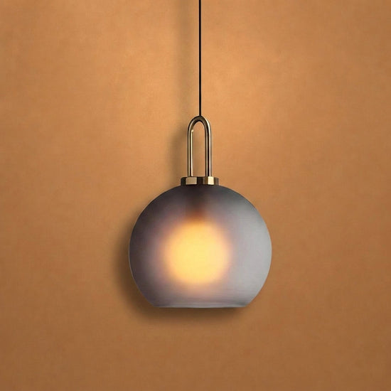 Minimalist Artisan Glass Pendant Light