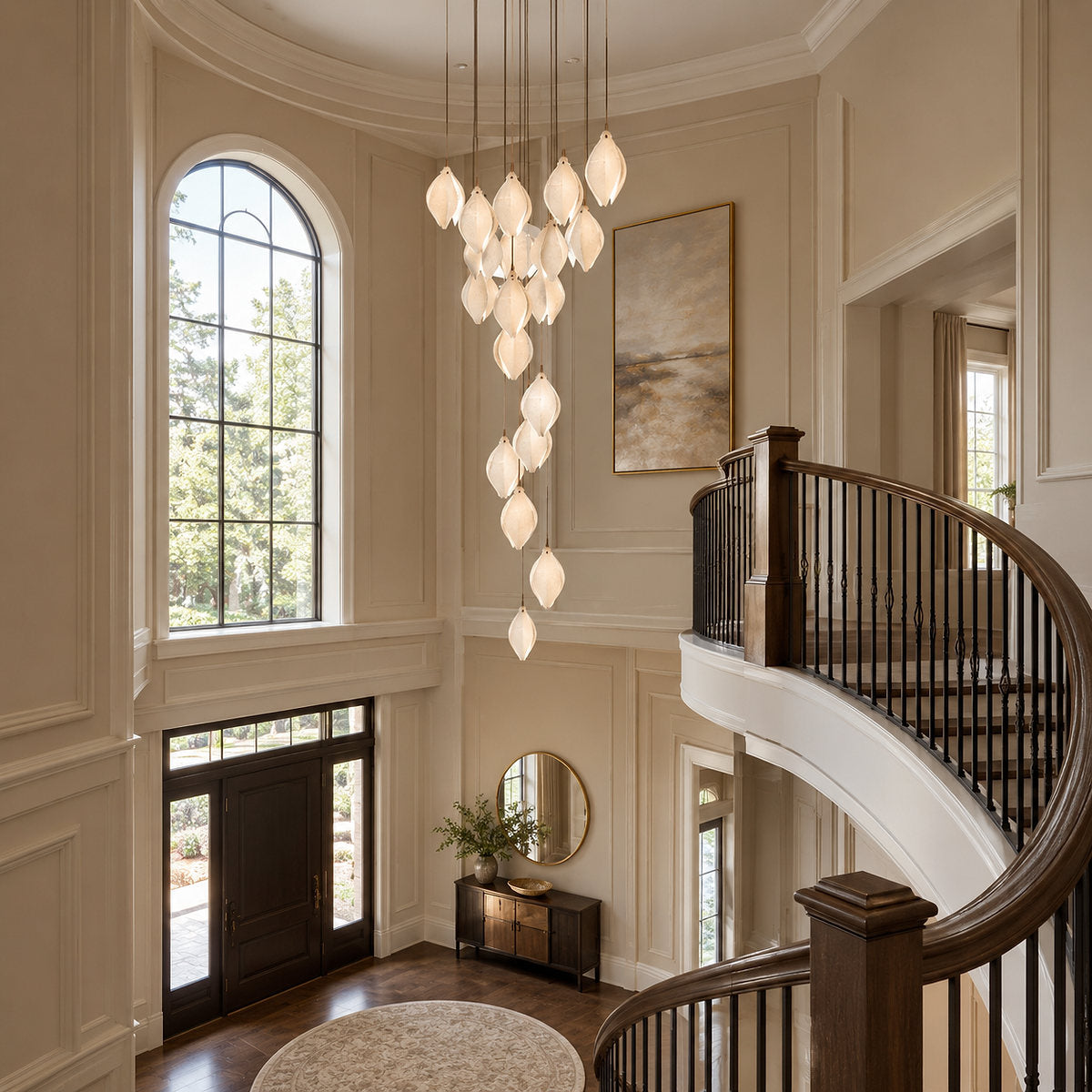 Petal Pendant Light with Versatile Configurations