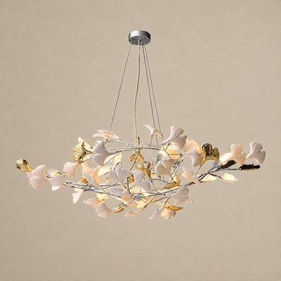 Tricolordeer Botanical Oval 6-10 Light Chandelier