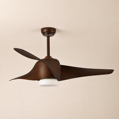 Tricolordeer Contemporary Sculptural Ceiling Fan Light