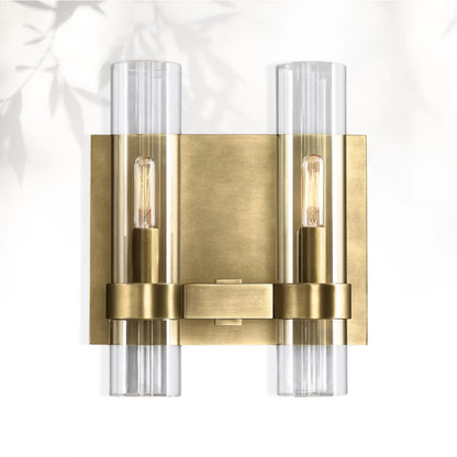 Lavelle Glass Double Wall Sconce