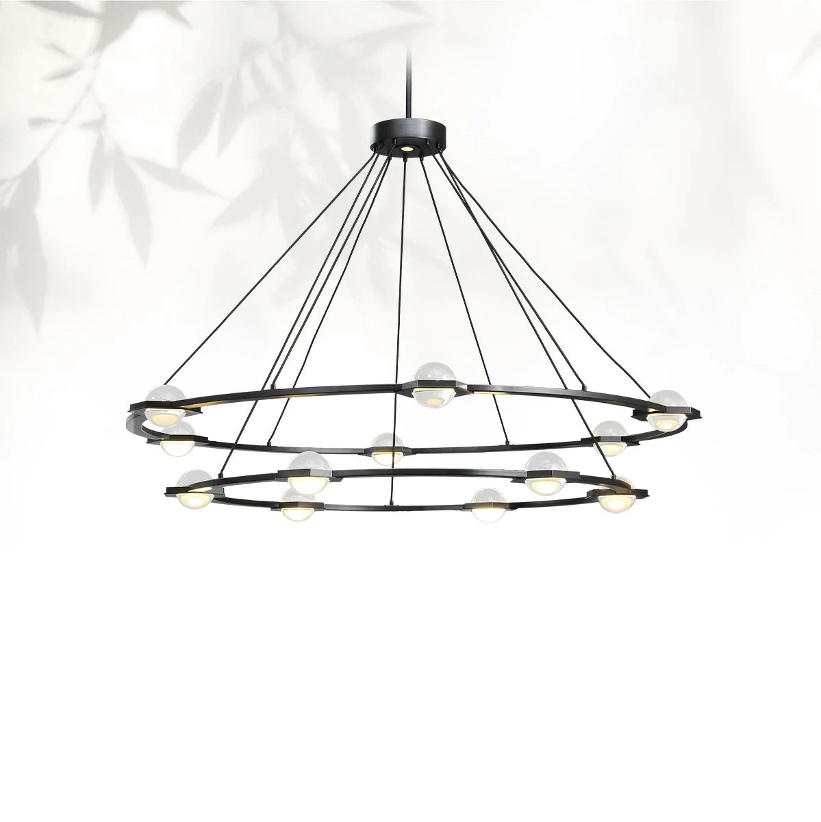 Eclatamt Two-Tier Round Chandelier