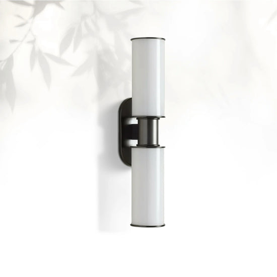 Horlin Modern Milk Glass 2-Light Wall Sconce