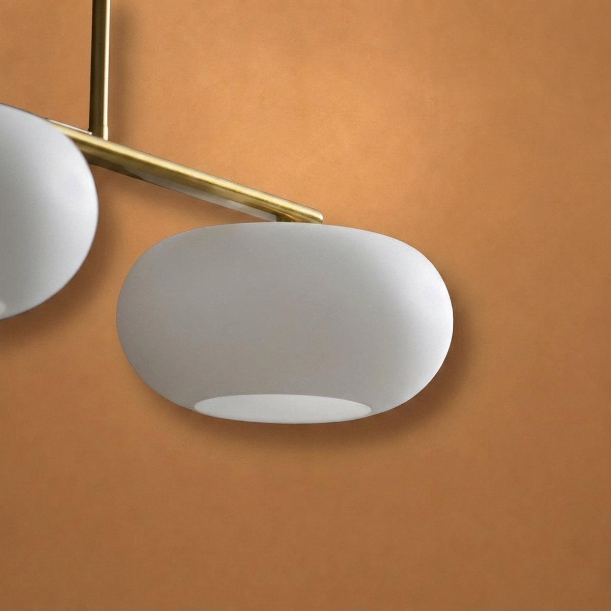 3-Light Linear Glass Pendant Fixture