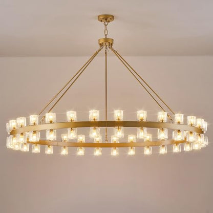 Chain-Style Regel Round Chandelier