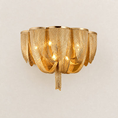 Tricolordeer Cascading Aluminum Semi-Flush Ceiling Lamp