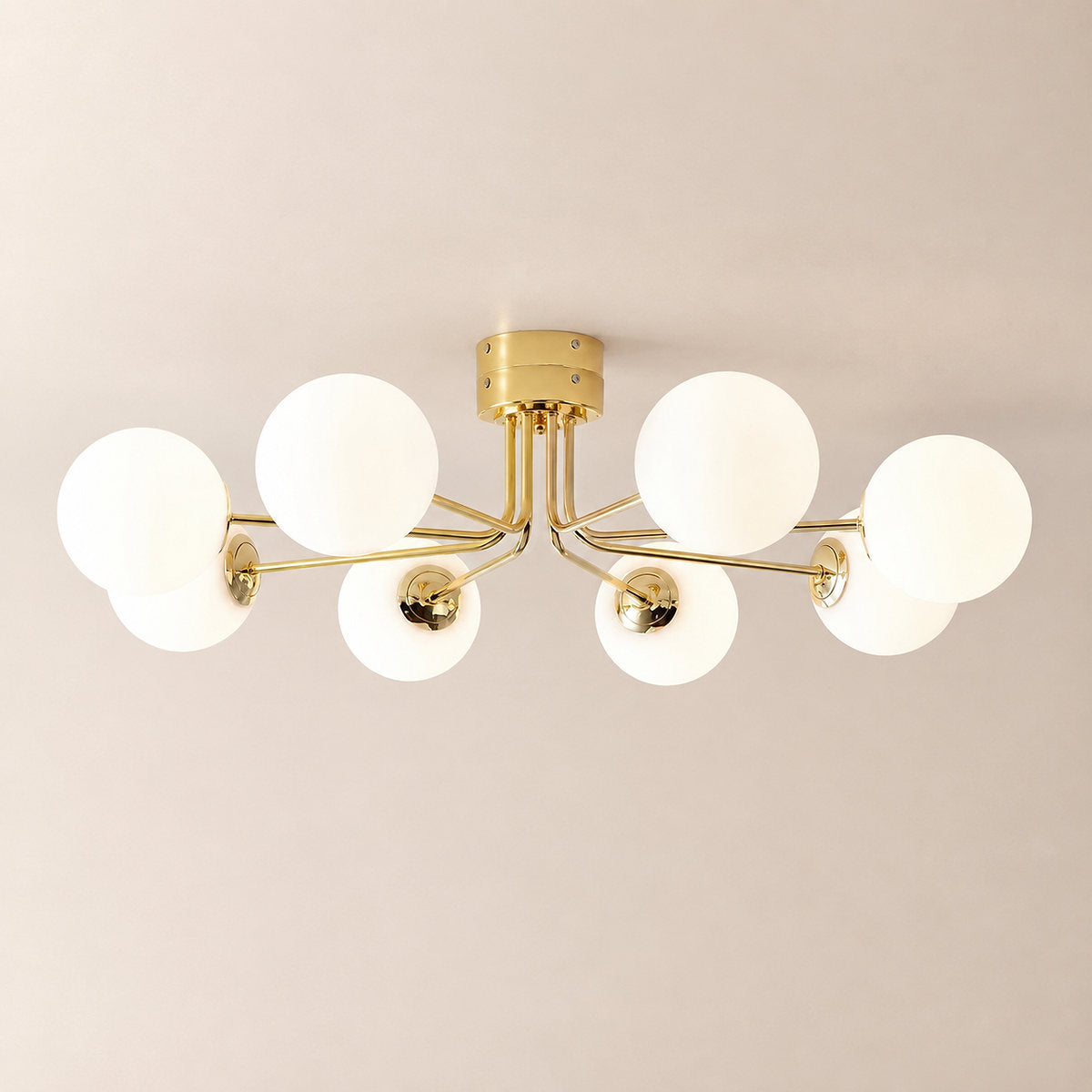 Tricolordeer Curved Multi-Light Ceiling Lamp