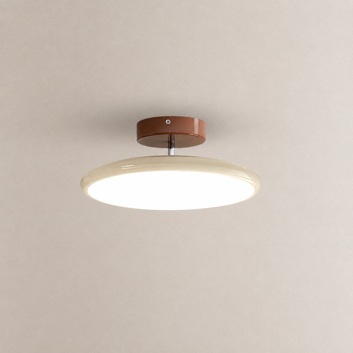Drift Adjustable Ceiling Light, 11.8~19.7-Inch x H 3.5-Inch, Green, Triac Warm Dimming for Living Room & Bedroom