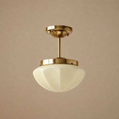 Tricolordeer Art Deco Glass Ceiling Lamp