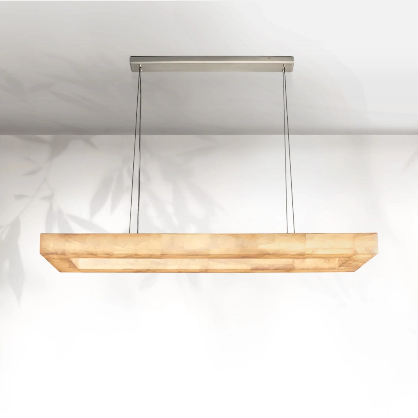 Rivaga Rectangular Calcite Chandelier